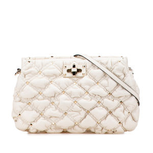 Pre-Loved Valentino Nappa SpikeMe Clutch